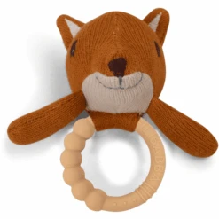 Filibabba Rassel Mit Silikon Beißring - Freya Die Füchsin